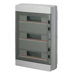   ELMARK EC62054E EC620 SURFACE MOUNT. ENCLOSURE 54 MOD. (3X18) IP65, HALOGEN FREE UV RESISTANCE, 1500V