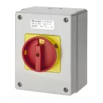   ELMARK EC661004E EC660 SURFACE SCHUNTING SWITCH 4P 100A RED, IP65 HALOGEN FREE