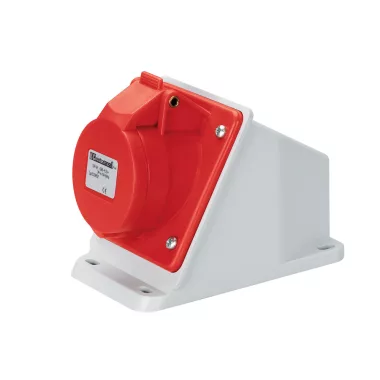 ELMARK EC690541 EC690 FIXED SOCKET 16A IP44 3P+N+E 346-415V, HALOGEN FREE UV RESISTANCE