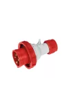 ELMARK EC69073 EC690 STRAIGHT PLUG 16A IP67 3P+E 380-415V, HALOGEN FREE UV RESISTANCE