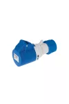 ELMARK EC69080 EC690 STRAIGHT SOCKET 16A IP44 1P+N+E 220-240V, HALOGEN FREE UV RESISTANCE