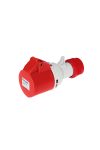 ELMARK EC69084 EC690 STRAIGHT SOCKET 16A IP44 3P+N+E 346-415V, HALOGEN FREE UV RESISTANCE