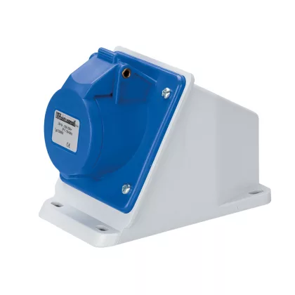   ELMARK EC692521 EC690 FIXED SOCKET 32A IP44 1P+N+E 220-240V, HALOGEN FREE UV RESISTANCE