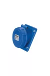 ELMARK EC69258 EC690 FLUSH MOUNT. SOCKET 63A IP67 1P+N+E 220-240V, HALOGEN FREE UV RESISTANCE
