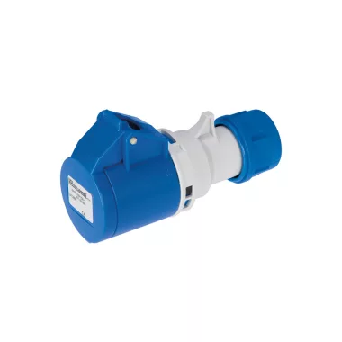 ELMARK EC69282 EC690 STRAIGHT SOCKET 32A IP44 1P+N+E 220-240V, HALOGEN FREE UV RESISTANCE