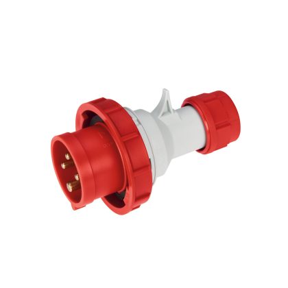   ELMARK EC69371 EC690 STRAIGHT PLUG 63A IP67 3P+N+E 346-415V, HALOGEN FREE UV RESISTANCE
