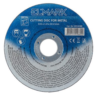 ELMARK M516303 vágókorong fémhez 125x1.6x22.2mm