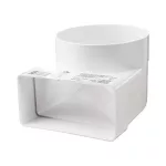   ELMARK M522018 90° CSATLAKOZÓ ÍV LAPOS ÉS KEREK KANÁLASZOKHOZ