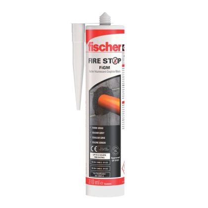   ELMARK MF500495 FISCHER FIGM 310 INTUMESCENT GRAPHITE MASTIK 310ml