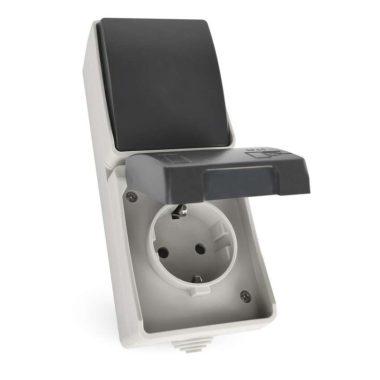 EMOS A1396.4 Aljzat és váltókapcsoló IP44 SCHUKO