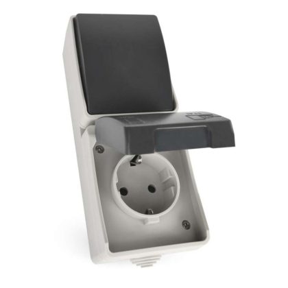 EMOS A1396.4 Aljzat és váltókapcsoló IP44 SCHUKO