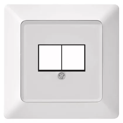 EMOS A6004.4 ADAT-CSATLAKOZÓ ALJZAT BURKOLAT 2×RJ45