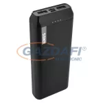 EMOS B0523B Powerbank 20000mAh fekete 2xUSB 1xUSB-C