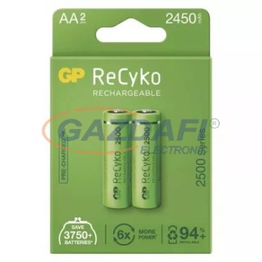 GP B2125 Akkumulátor ReCyko HR6 (AA) 2500mAh 2db