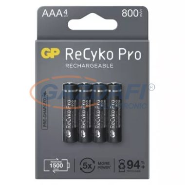 GP B22184 Akkumulátor ReCyko Pro Professional , HR03 (AAA) 800mAh