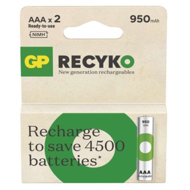 EMOS B25112 GP ReCyko NiMH Akkumulátor HR03 (AAA) 950mAh 2db