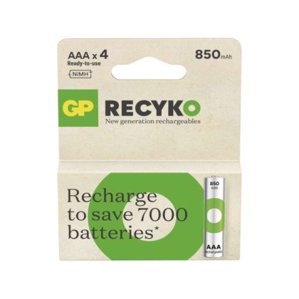   EMOS B25184 GP ReCyko NiMH Akkumulátor HR03 (AAA) 850mAh 4db