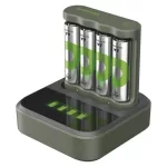   EMOS B50444D GP Akkumulátor töltő B441 + Speed Dock + 4 x AA 2100 mAh