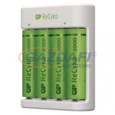 GP B51414 Akkutöltő Eco E411 + 4×AA ReCyko 2000