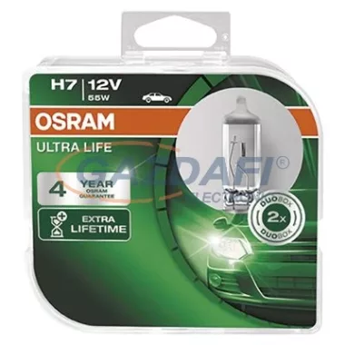 OSRAM C2605.2 H7 fényszóró izzó 12V 55W 64210 ULT 2db/doboz