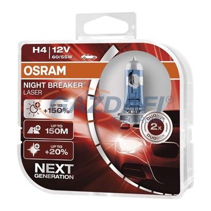   OSRAM C2606.3 H4 fényszóró izzó 12V 55W 64193 NBL 2db/doboz