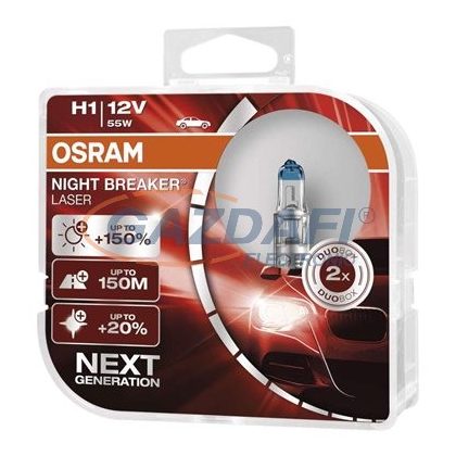   OSRAM C2607.9 H1 fényszóró izzó 12V 55W 64150 NBL 2db/doboz