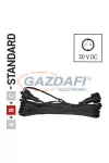 EMOS D1ZB01 Hosszabbító kábel sorolható Standard fényfüzérekhez, fekete, 10 m, kültéri és beltéri, 30 V DC, IP44 EMOS D1ZB01 Hosszabbító kábel sorolható Standard fényfüzérekhez, fekete, 10 m, kültéri és beltéri, 30 V DC, IP44