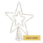   EMOS D1ZW01 Standard LED sorolható karácsonyi csillag, 28,5 cm, kültéri és beltéri, meleg fehér