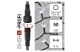 EMOS D2AC01 Profi LED sorolható füzér, fekete, 5 m, kültéri és beltéri, hideg fehér, időzítő, 0,9 W, 230 V AC, IP44 - 5
