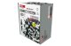EMOS D2AC04 Profi LED sorolható füzér, fekete, 10 m, kültéri és beltéri, hideg fehér, időzítő, 0,9 W, 230 V AC, IP44