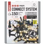   EMOS D2BW01 Profi LED sorolható füzér, fekete – süni, 3 m, kültéri és beltéri, meleg fehér, időzítő, 2 W, 230 V AC, IP44