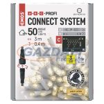   EMOS D2CW02 Profi LED sorolható füzér, fehér – jégcsapok, 3 m, kültéri, meleg fehér, időzítő, 0,9 W, 230 V AC, IP44