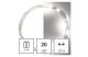 EMOS D3AC07 LED karácsonyi nano fényfüzér, 1,9 m, 2x AA, beltéri, hideg fehér, időzítő, 1,28 W, elem (2× AA), IP20