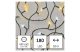 EMOS D4AN06 LED karácsonyi fényfüzér, 18 m, kültéri és beltéri, meleg/hideg fehér, időzítő, 6 W, 230 V AC, IP44