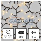   EMOS D4BW02 LED karácsonyi fényfüzér – süni, 8 m, kültéri és beltéri, meleg fehér, időzítő, 6 W, 230 V AC, IP44