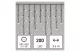 EMOS D4CC01 LED karácsonyi jégcsapok, 3,6 m, kültéri és beltéri, hideg fehér, programokkal, 6 W, 230 V AC, IP44