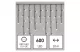 EMOS D4CC03 LED karácsonyi jégcsapok, 10 m, kültéri és beltéri, hideg fehér, programokkal, 9 W, 230 V AC, IP44 - 5