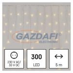   EMOS D4CW02 LED karácsonyi jégcsapok, 5 m, kültéri és beltéri, meleg fehér, távirányító, progr, időzítő, 6 W, 230 V AC, IP44