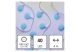 EMOS D5AB01 LED fényfüzér, cseresznye – golyók 2,5 cm, 4 m, kültéri és beltéri, kék, időzítő, 3,6 W, 230 V AC, IP44 - 5