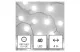 EMOS D5AC01 LED fényfüzér, cseresznye – golyók 2,5 cm, 4 m, kültéri és beltéri, hideg fehér, időzítő, 3,6 W, 230 V AC, IP44 - 5
