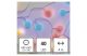 EMOS D5AM01 LED fényfüzér, cseresznye – golyók 2,5 cm, 4 m, kültéri és beltéri, többszínű, időzítő, 3,6 W, 230 V AC, IP44 - 5