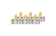 EMOS DCCV12 LED dekoráció – 6x teamécses, ezüst, 6x CR2032, beltéri, vintage,  0,06 W, elem (6× CR2032), IP20 - 3
