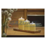   EMOS DCCV15 LED dekoráció – 3x gyertya, 3x 3x AAA, beltéri, vintage, távirányító,  3× 0,06 W, elem (9× AAA), IP20