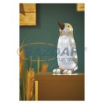   EMOS DCFC20 LED dekoráció – világító pingvin, 35 cm, kültéri és beltéri, hideg fehér, időzítő, 2,1 W, 230 V AC, IP44