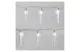 EMOS DCGC01 LED karácsonyi fényfüzér – 10x jégcsap 10cm, 1,35 m, 2x AA, beltéri, hideg fehér, időzítő,  0,6 W, elem (2× AA), IP20