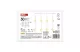 EMOS DCGW01 LED karácsonyi fényfüggöny – csillagok, 120x90 cm, beltéri, meleg fehér, időzítő,  2,4 W, 230 V AC, IP44