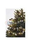 EMOS DCGW04 LED karácsonyi fényfüzér – tobozok, 1,7 cm, 2x AA, beltéri, meleg fehér,  1,2 W, elem (2× AA), IP20