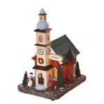   EMOS DCLW11 LED Karácsonyi dekoráció - Templom 17.5cm 3xAAA, beltérre, meleg fehér, 0,1 W, elem (3× AA), IP20