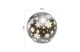 EMOS DCLW28 LED karácsonyi üveggömb – hópelyhek, 0.3W   12 cm, 3x AA, beltéri, meleg fehér, időzítő 10LED - 3