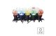 EMOS DCPM01 LED fényfüzér – 10x party égő, 5 m, kültéri és beltéri, többszínű,  2,25 W, 230 V AC, IP44 - 2